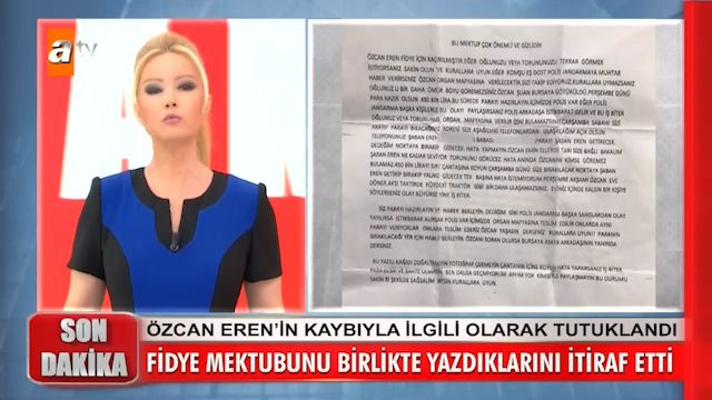 ATV Müge Anlı canlı yayına Özcan Eren olayında kesik kol detayı şoke etti