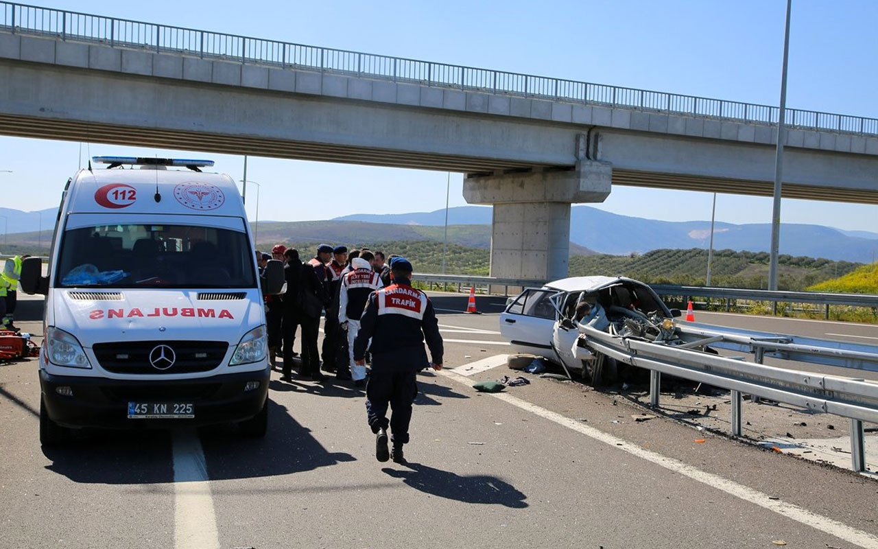 Manisa'da dehşete düşüren kaza: 3 ölü