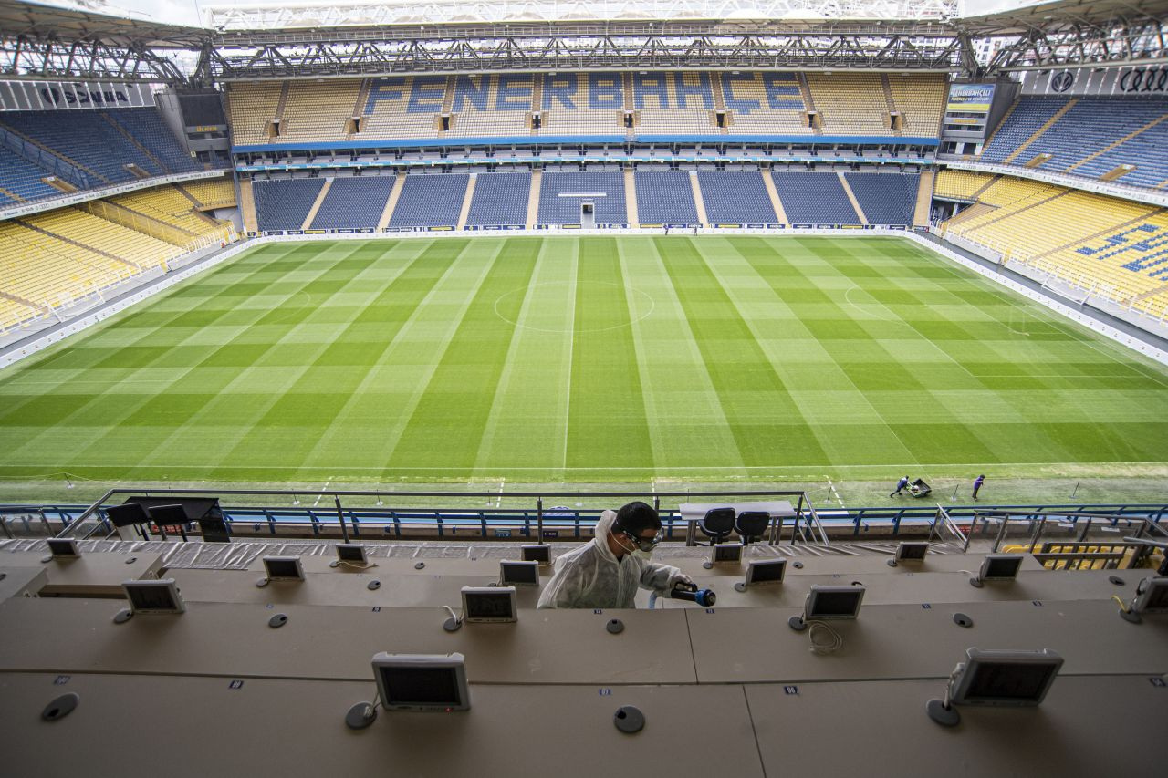 Fenerbahçe Stadı'nda Corona virüs önlemi