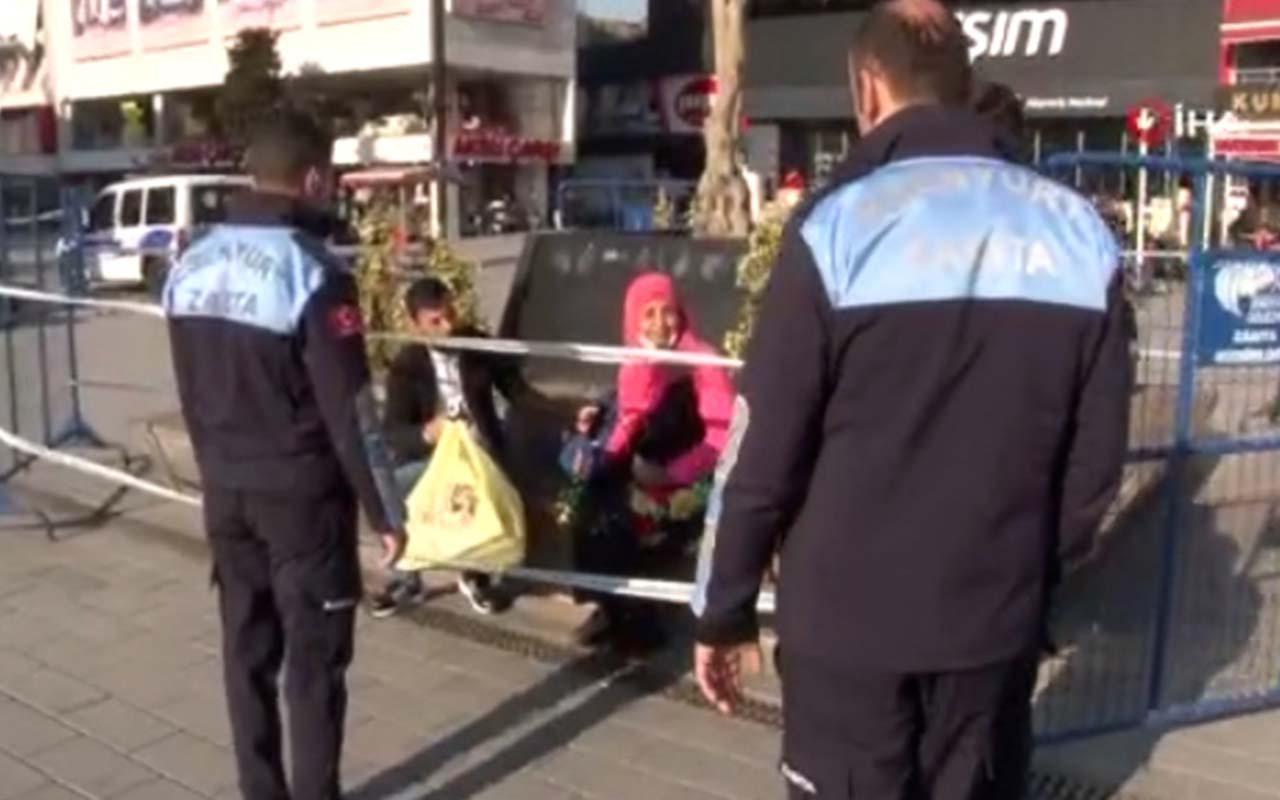 Koronavirüs engel tanımadı! Bariyerde bankta oturmalarına engel olamadı