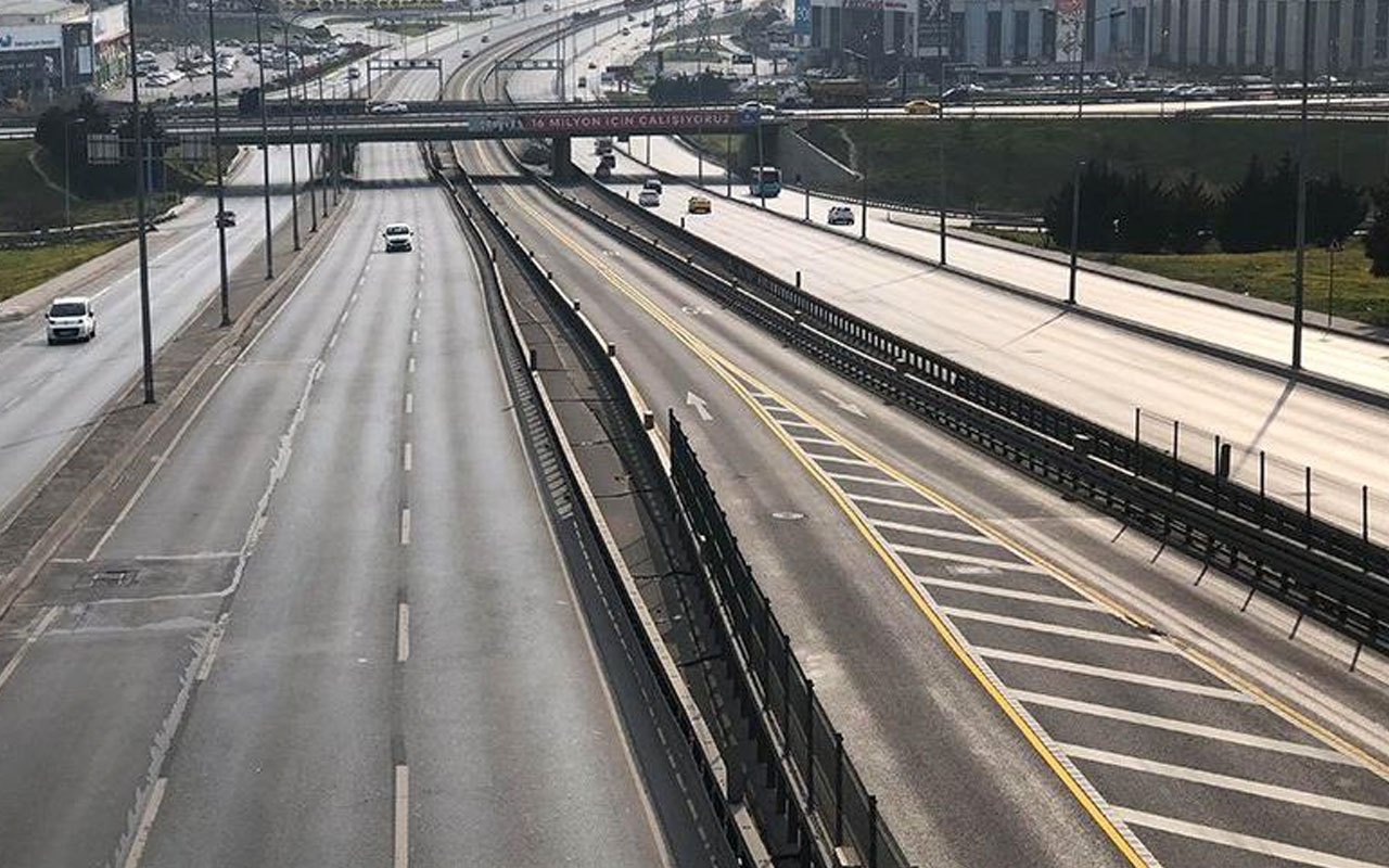 İstanbul bunu da gördü! Korona nedeniyle trafik yoğunluğu yüzde 1’e düştü