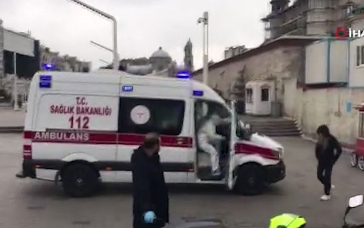 Taksim'de hastaneden kaçan karantina altındaki kadın yakalandı!
