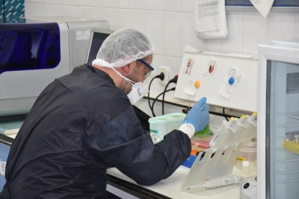 4 şehrin koronavirüs testleri Malatya'da yapılıyor işte o laboratuvardan görüntüler