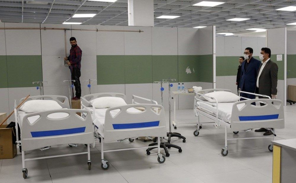İran dünyanın en büyük AVM’sini korona hastanesine çeviriyor uzmanları getirdiler