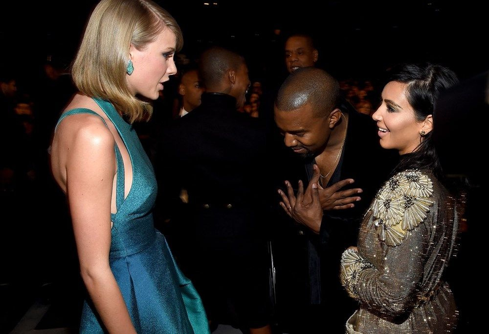 Kanye West ve Taylor Swift'in ses kaydı sızdı Kim Kardashian eşini savundu