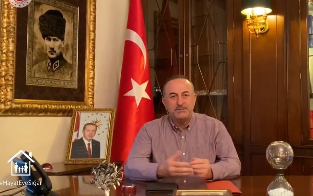 Bakan Mevlüt Çavuşoğlu yurt dıışndaki Türklere seslendi: Evde kalınız