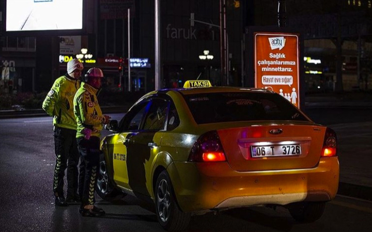 Taksilere plaka sınırlamasında ilk ceza kesildi