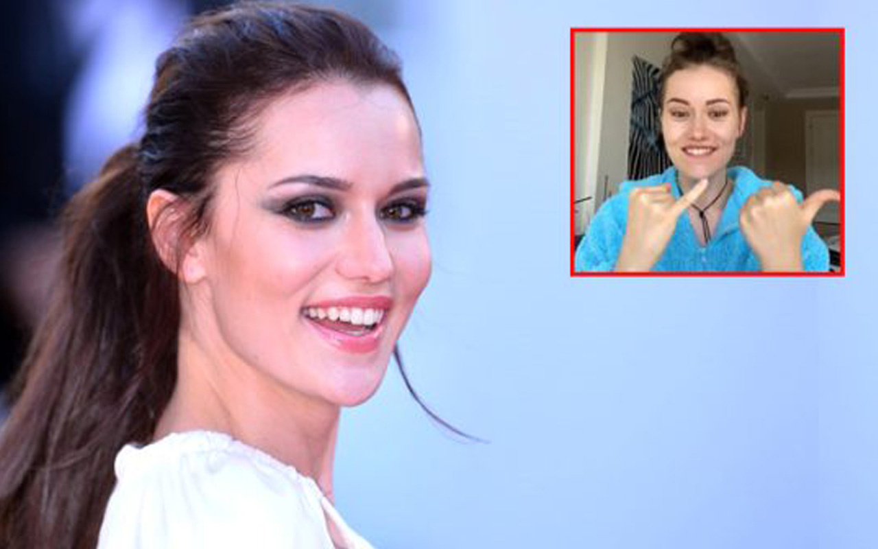 Fahriye Evcen el dansıyla gündem oldu! Makyajsız hali tam not aldı