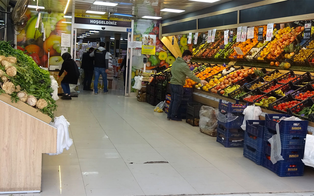 Bursa'da bir markete koronavirüs komplosu kuruldu