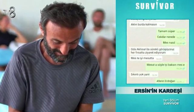 TV8 Survivor Ersin Korkut yürekleri burktu Yasin ve Evrim arasında ilginç diyalog