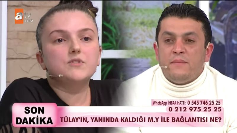 Esra Erol'da ATV canlı yayında Tülay Denizli eşinin önüne atıp gitti