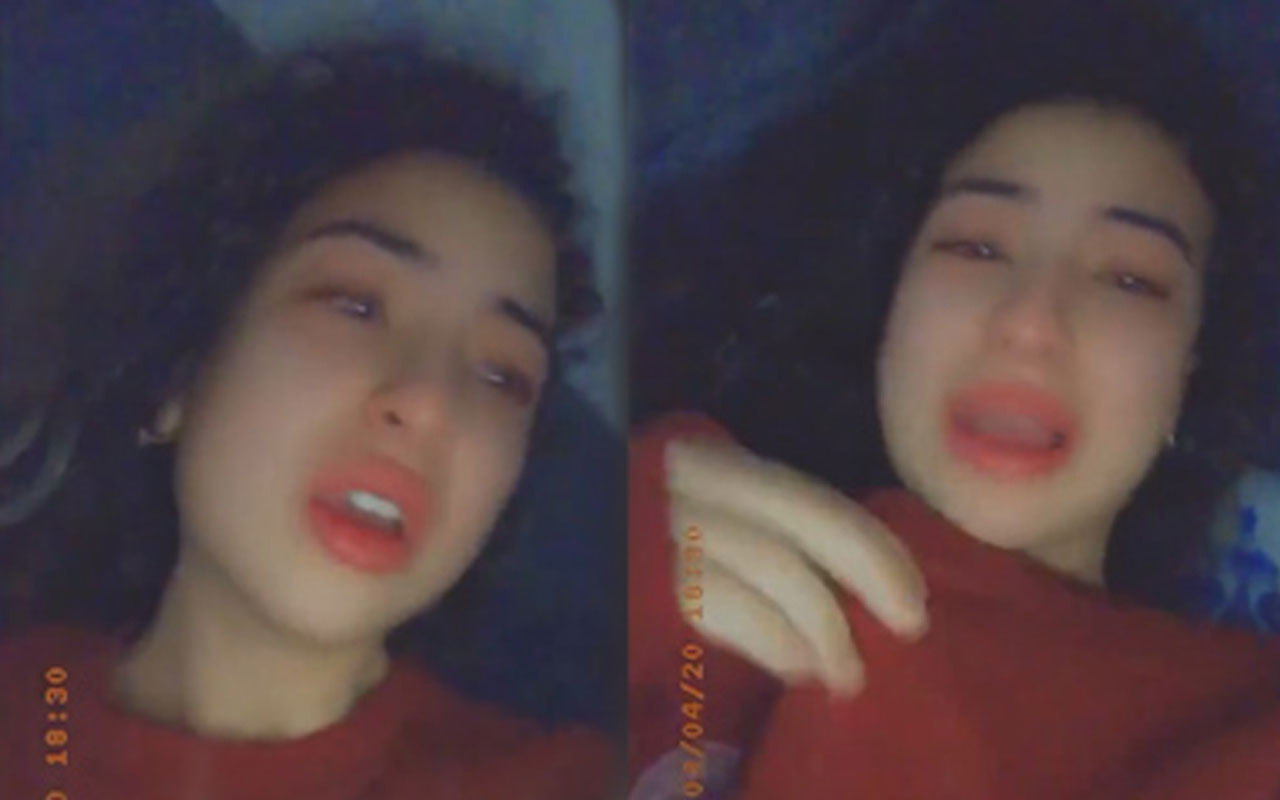 Olay Video! 20 yaşından küçük genç kızın hüngür hüngür ağladığı şeye bak