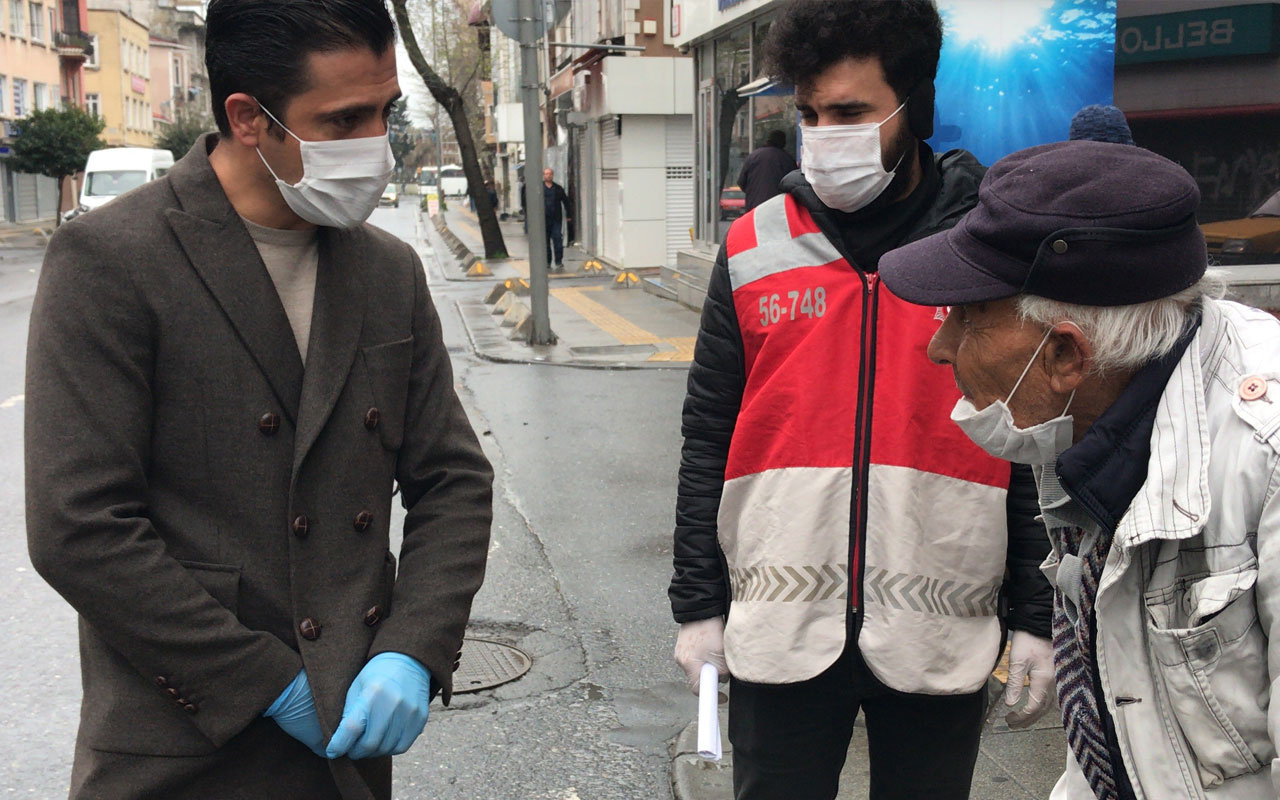 İstanbul’da koltuk değnekleriyle dışarıya çıkan yaşlı adam şoke etti