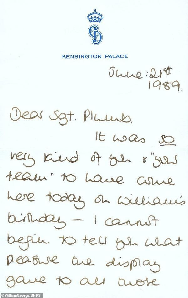 Prenses Diana ile prensler William ve Harry'nin el yazısı mektubu satışa çıktı