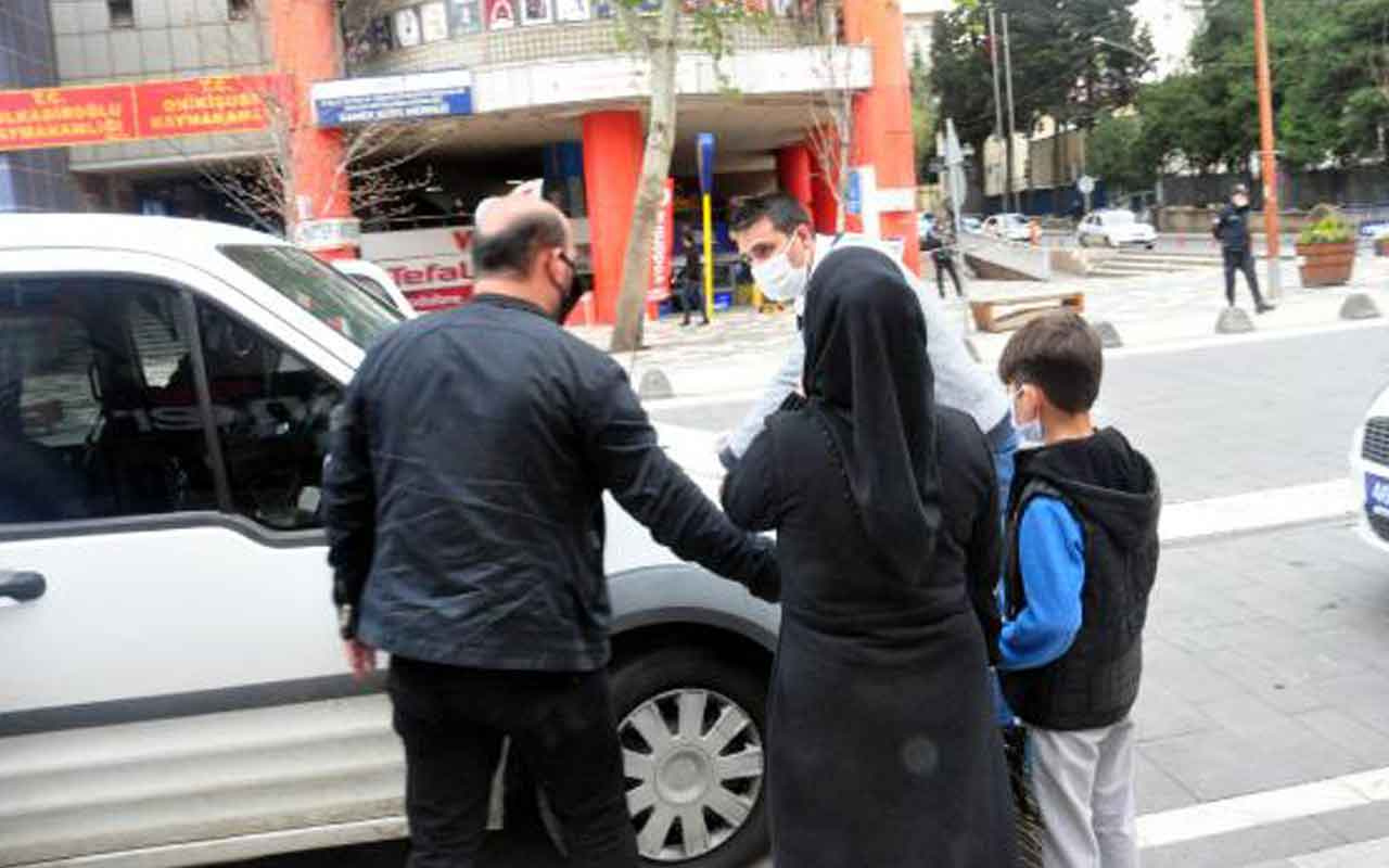 10 yaşındaki oğluyla sokağa çıkan baba ve anneye cezai işlem