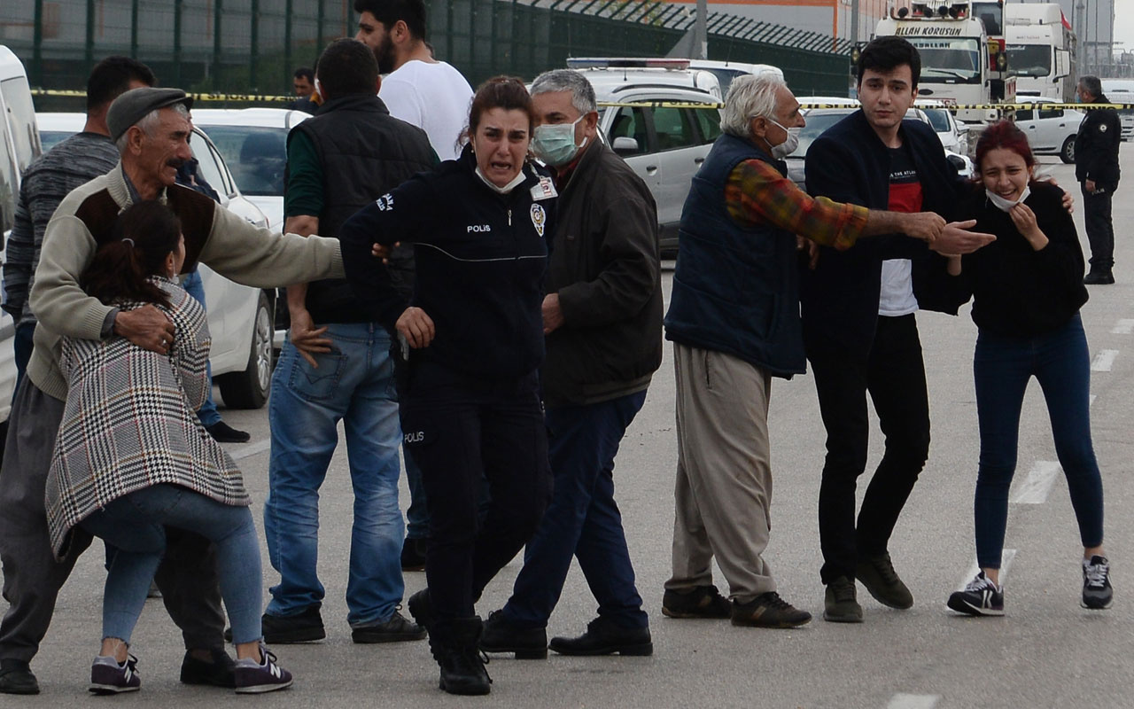 Kaza yerine göreve giden kadın polis ölenleri görünce adeta yıkıldı