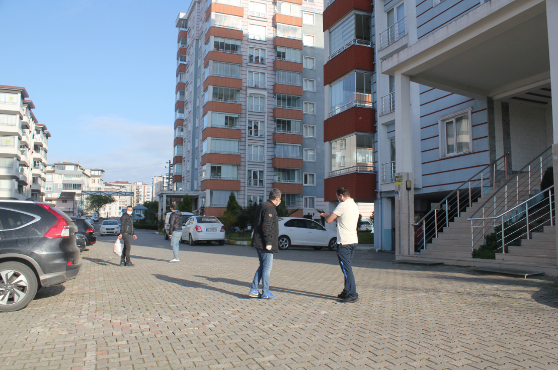 Sinop'ta sağlık çalışanları için yazılan çirkin yazıya Ordu’dan manidar yanıt