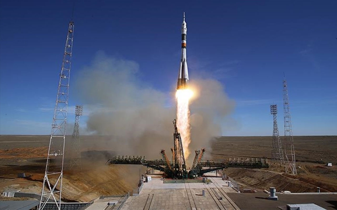 Kazakistan'da Baykonur Uzay Üssünden Soyuz MS-16 uzaya fırlatıldı!