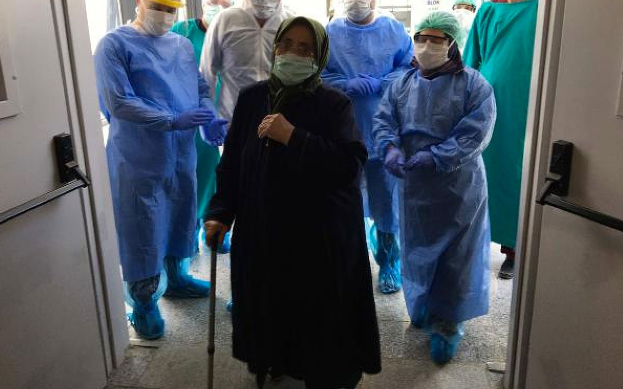 Günün teselli haberi! Türkiye'deki en zorlu koronavirüs hastası iyileşti