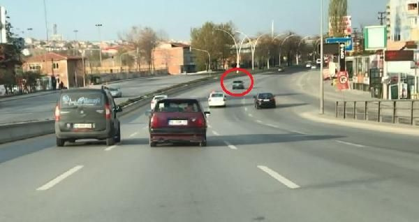 Ankara sokaklarında hareketli dakikalar! 20 kilometre kaçtı ama kurtulamadı