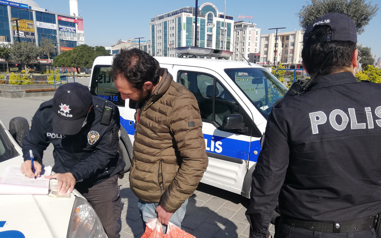 Sokağa çıktı 'Türkçe bilmiyorum' diye polisi aldatmaya çalıştı ama kurtulamadı
