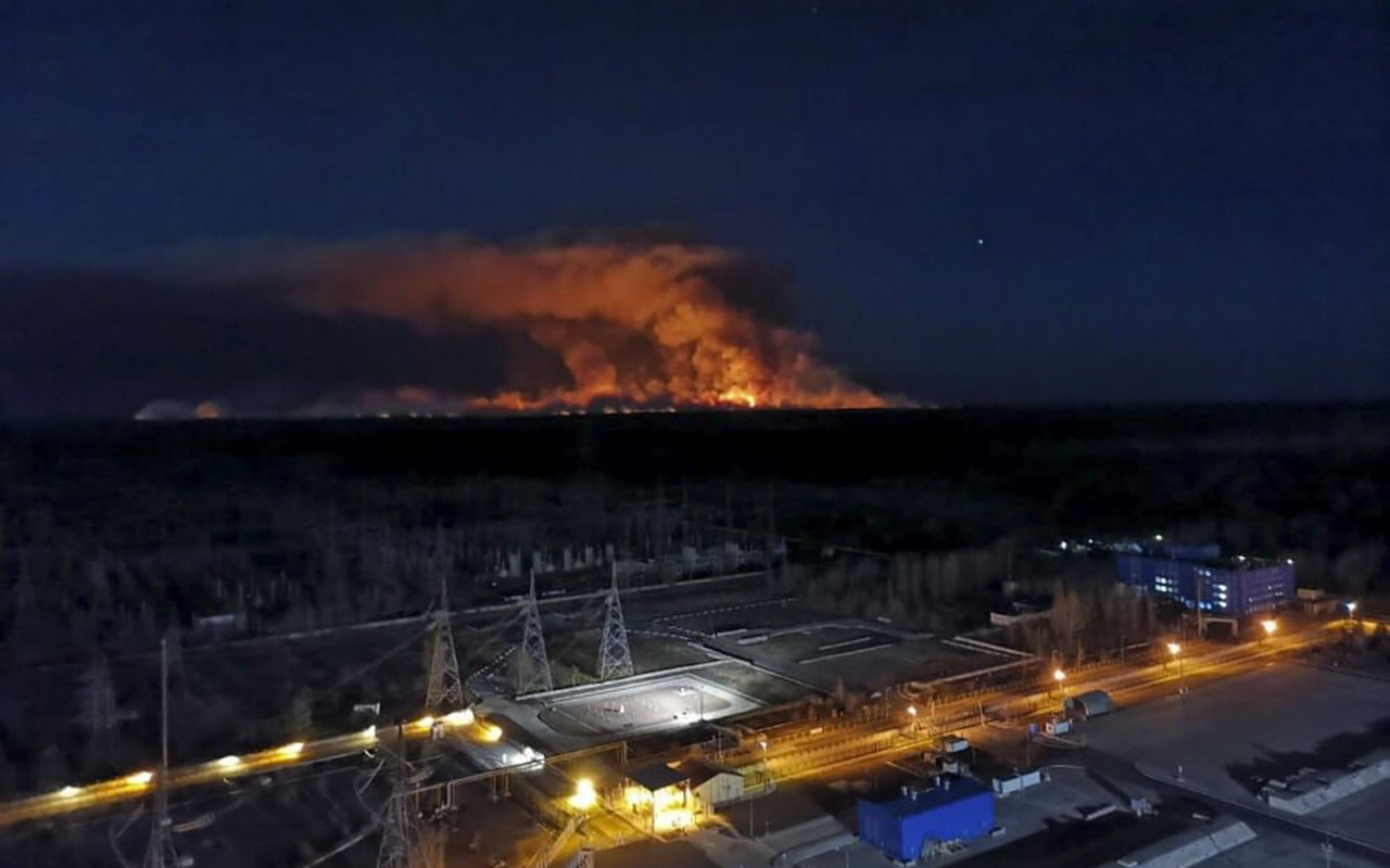 Çernobil Nükleer Santraline ilerleyen yangınla ilgili son haber