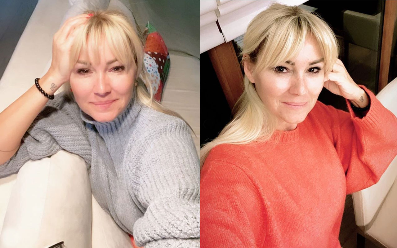Pınar Altuğ eski fotoğraflarını paylaştı bu kez saç rengiyle olay yarattı