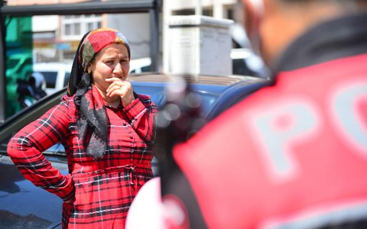 Adana'da sokağa çıkma yasağı öncesi denetim