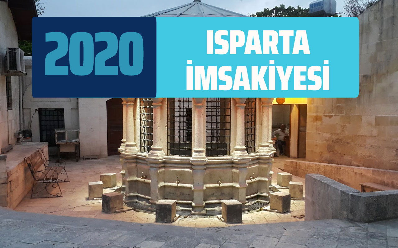 Isparta İmsakiye 2020 Diyanet Isparta sahur imsak vakti iftar saati