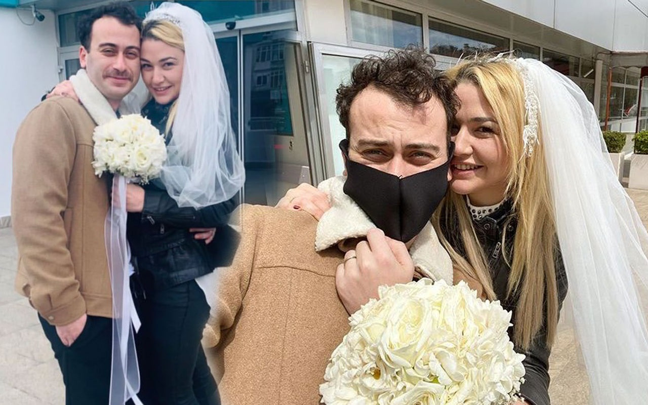 Korona günlerinde sessiz sedasız nikah! Kaan Boşnak ve Başak Ceren Torun evlendi