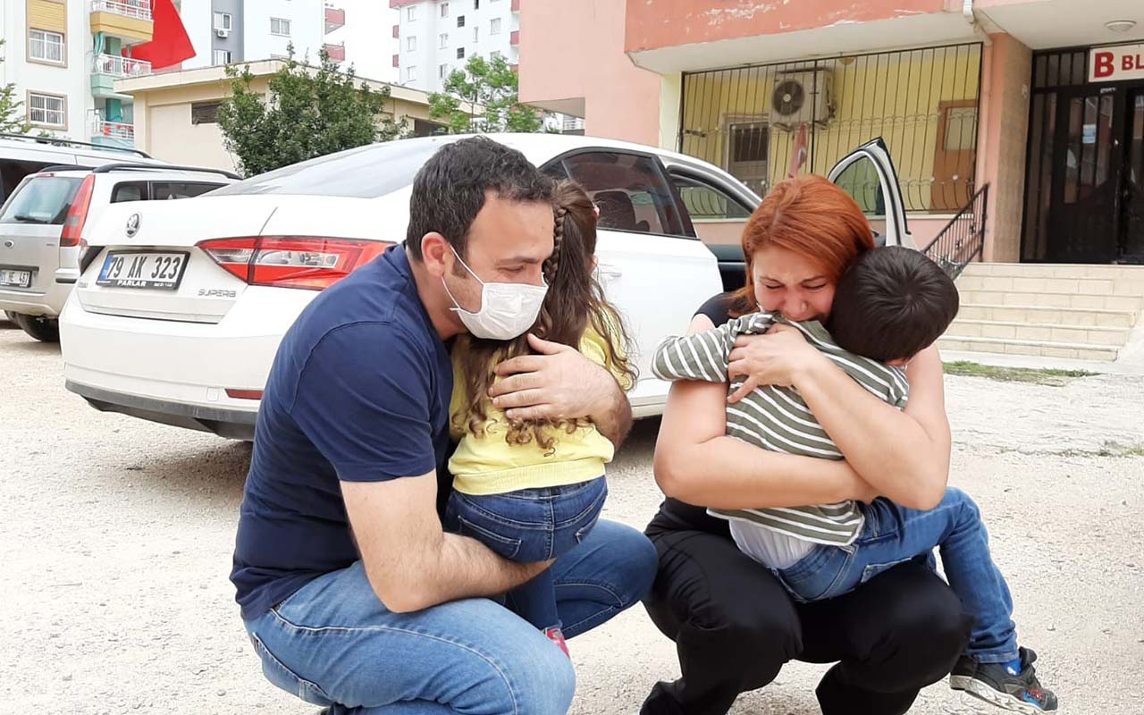 Türkiye'yi ağlatan kavuşma! Sağlıkçı anne baba 1 ay sonra çocuklarına sarılabildi