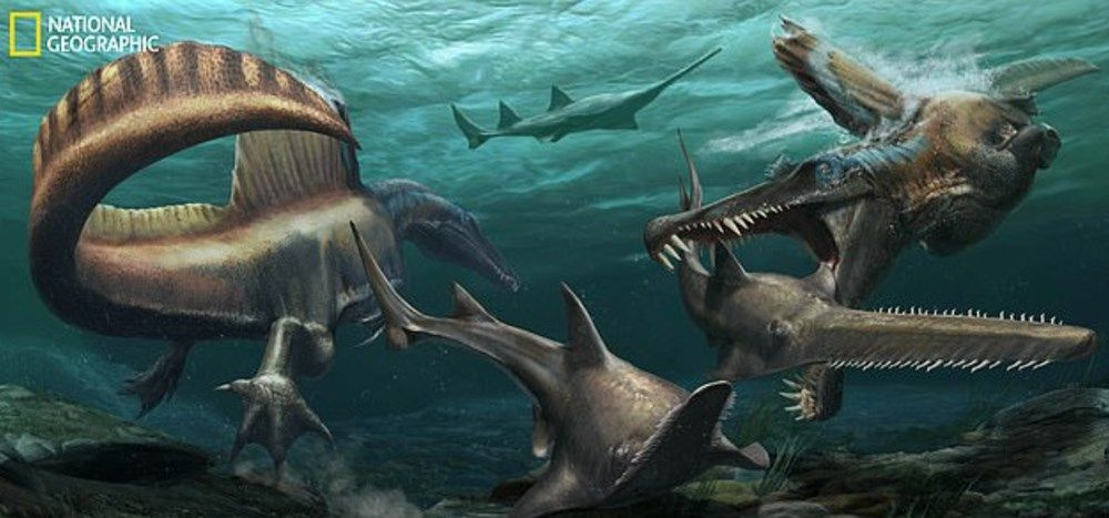 Su altında yaşayan ilk dinozor türü keşfedildi