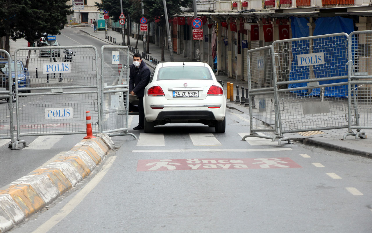 Taksim Meydanı'na çıkan yollar kapatıldı