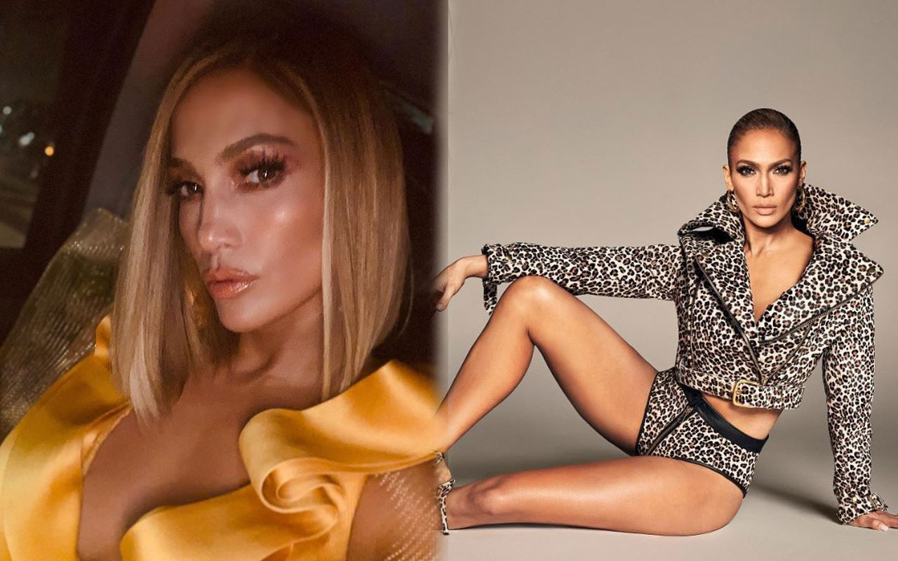 Jennifer Lopez moral vermek için elbisesiyle zıpladı beğeniler havada uçuştu!