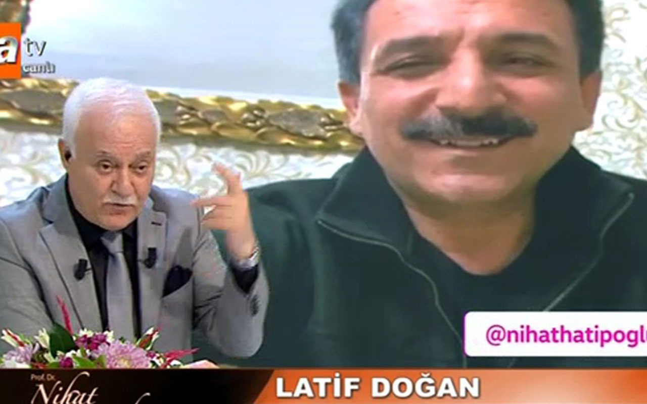 ATV Nihat Hatipoğlu'na Ebru Polat'tan sonra Latif Doğan bakın ne sordu