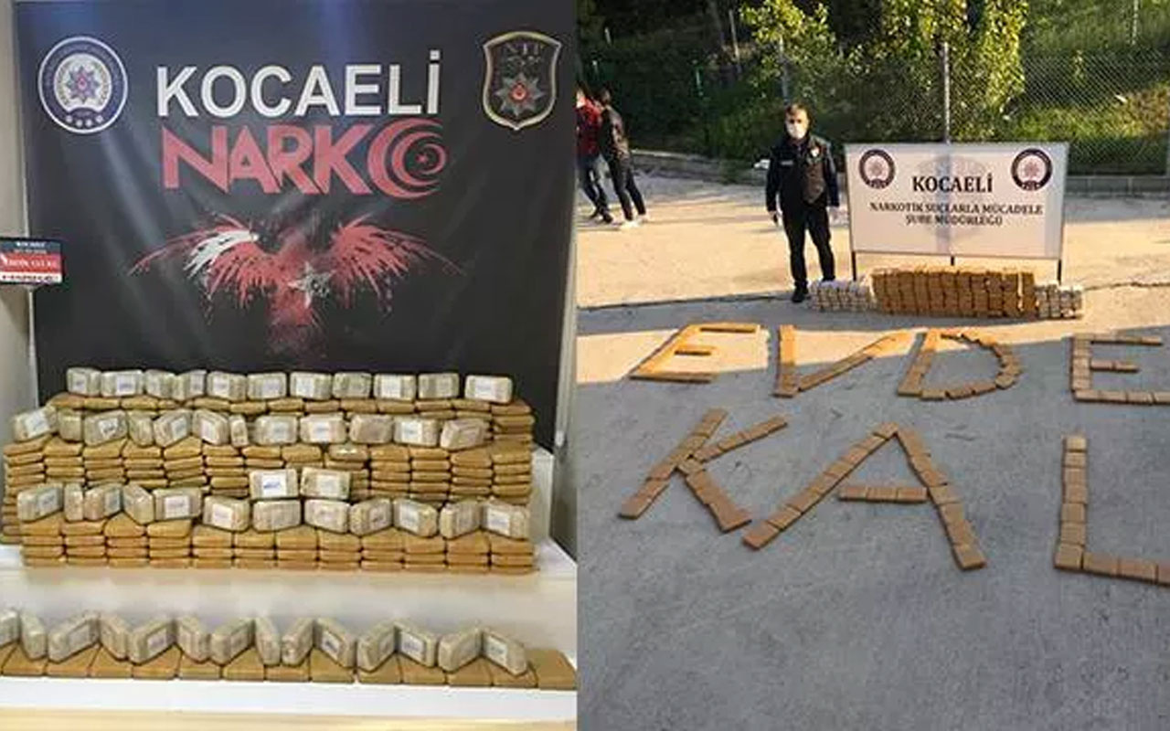 Kocaeli'de durdurulan TIR'dan 155 kilo eroin çıktı