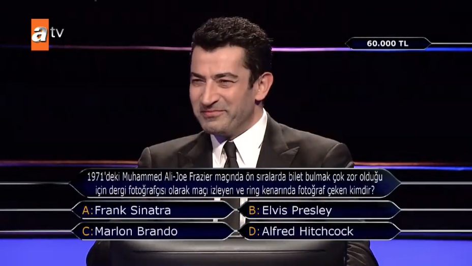 ATV Kim Milyoner Olmak İster'de Muhammed Ali sorusu yarışmacıyı terletti
