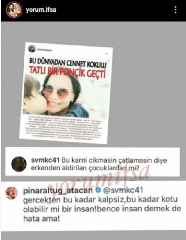 Pınar Altuğ Ebru Şallı için açtı ağzını yumdu gözünü