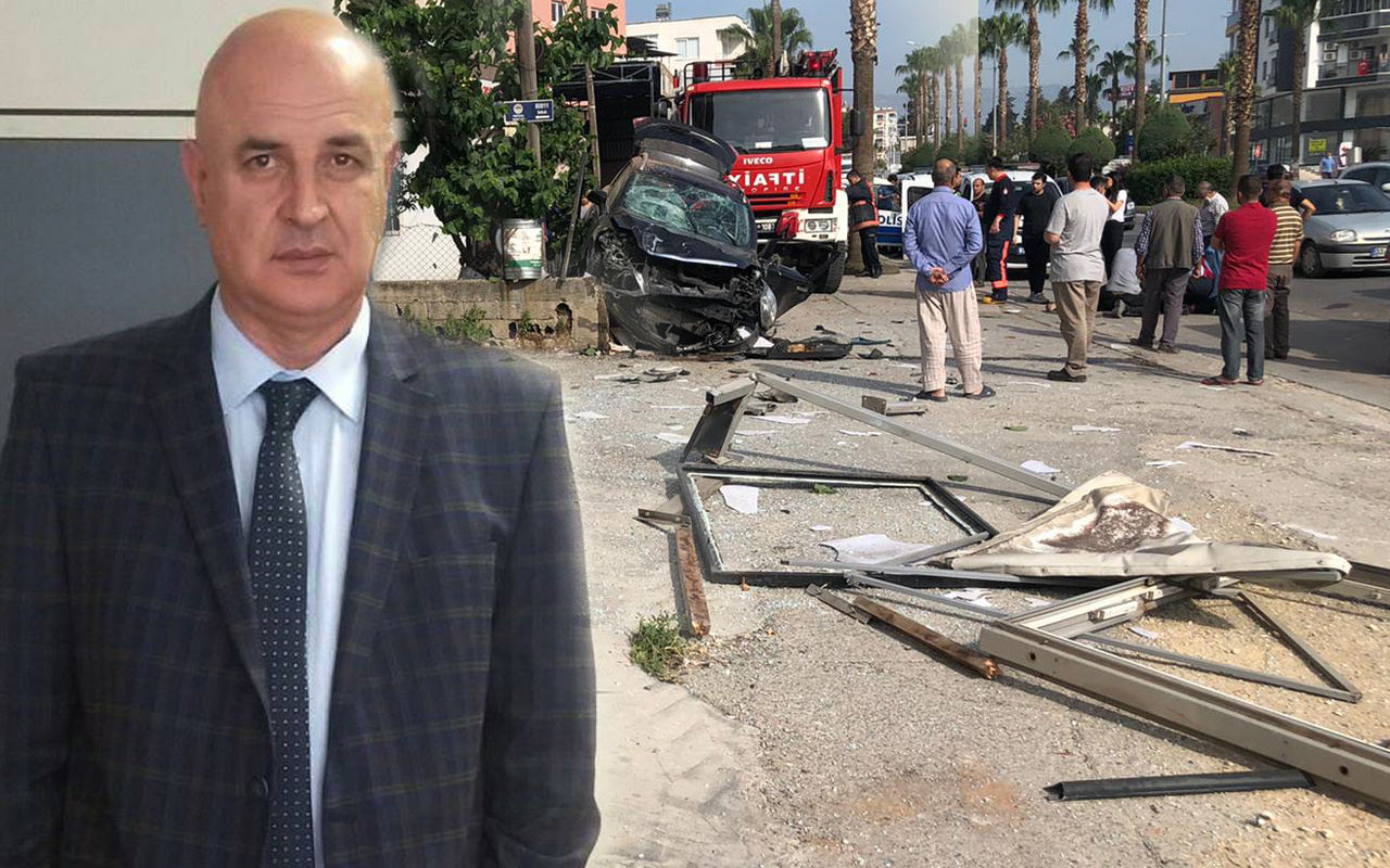Mersin'de sürücüsünün kalp krizi geçirdiği araç durağa daldı: 1 ölü 1 yaralı