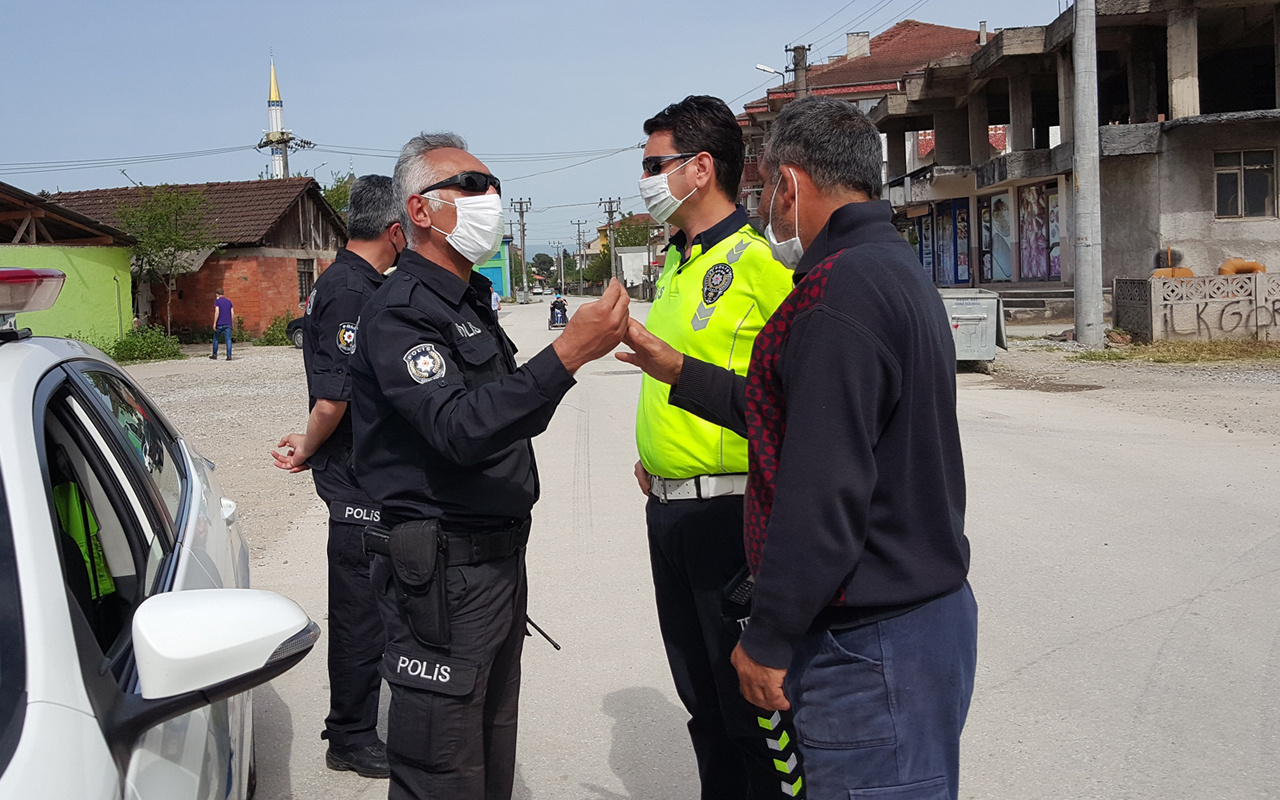 Düzce'de 13 yaşındaki oğlunu direksiyon başına geçirdi