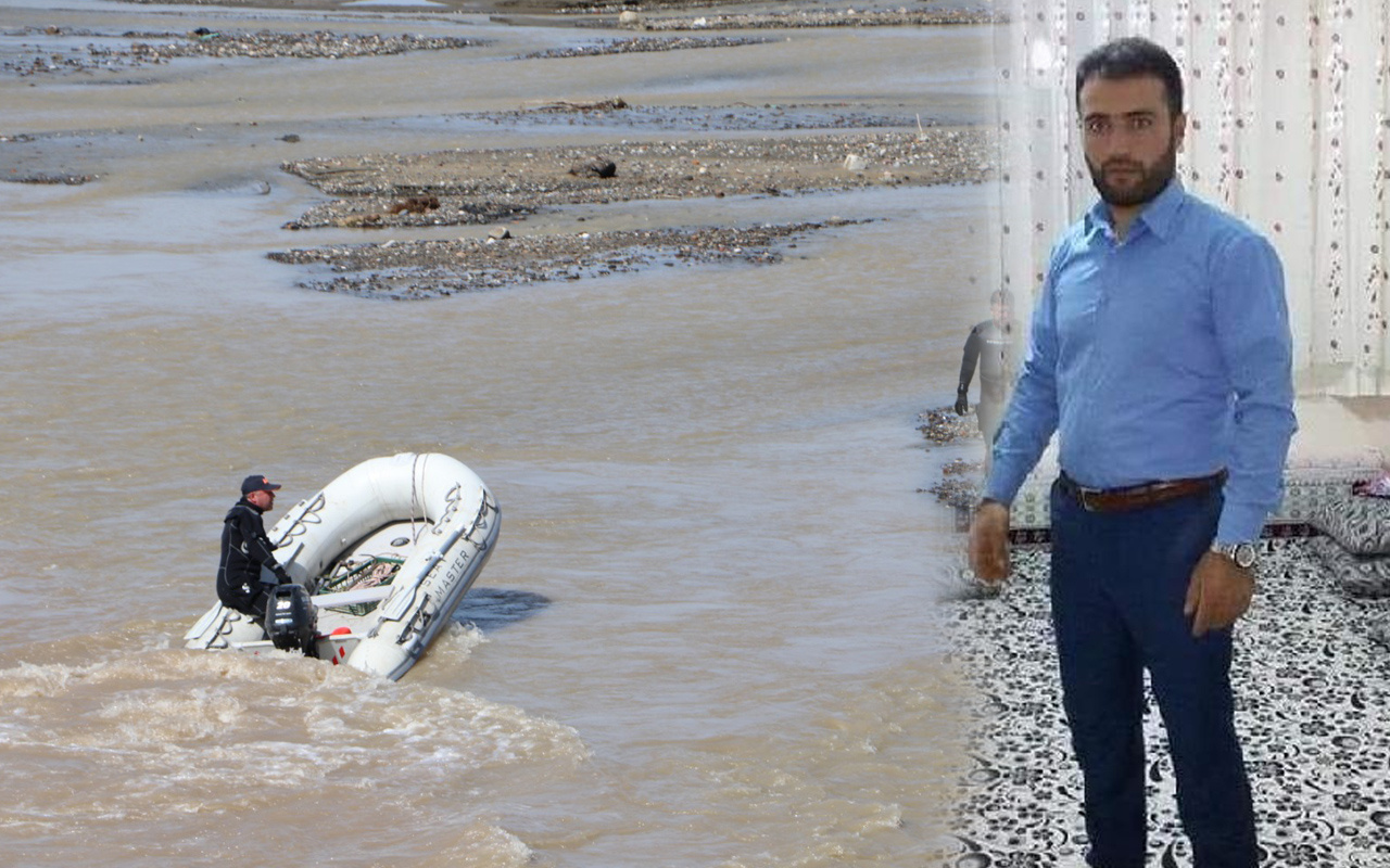 Erzurum'da hayvanlarını kurtarmak için girdiği suda kayboldu ağabeyi feryat etti