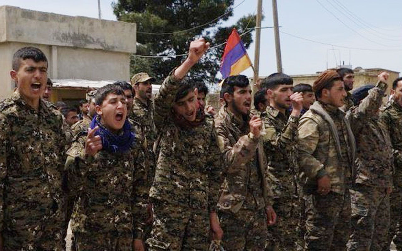 Terör örgütü YPG/PKK Ermeni taburu kurdu
