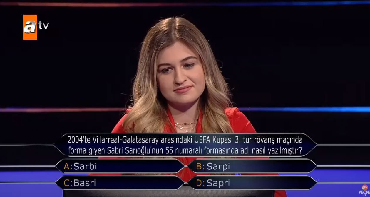 Kim Milyoner Olmak İster'de Sabri Sarıoğlu sorusu sosyal medyayı salladı!
