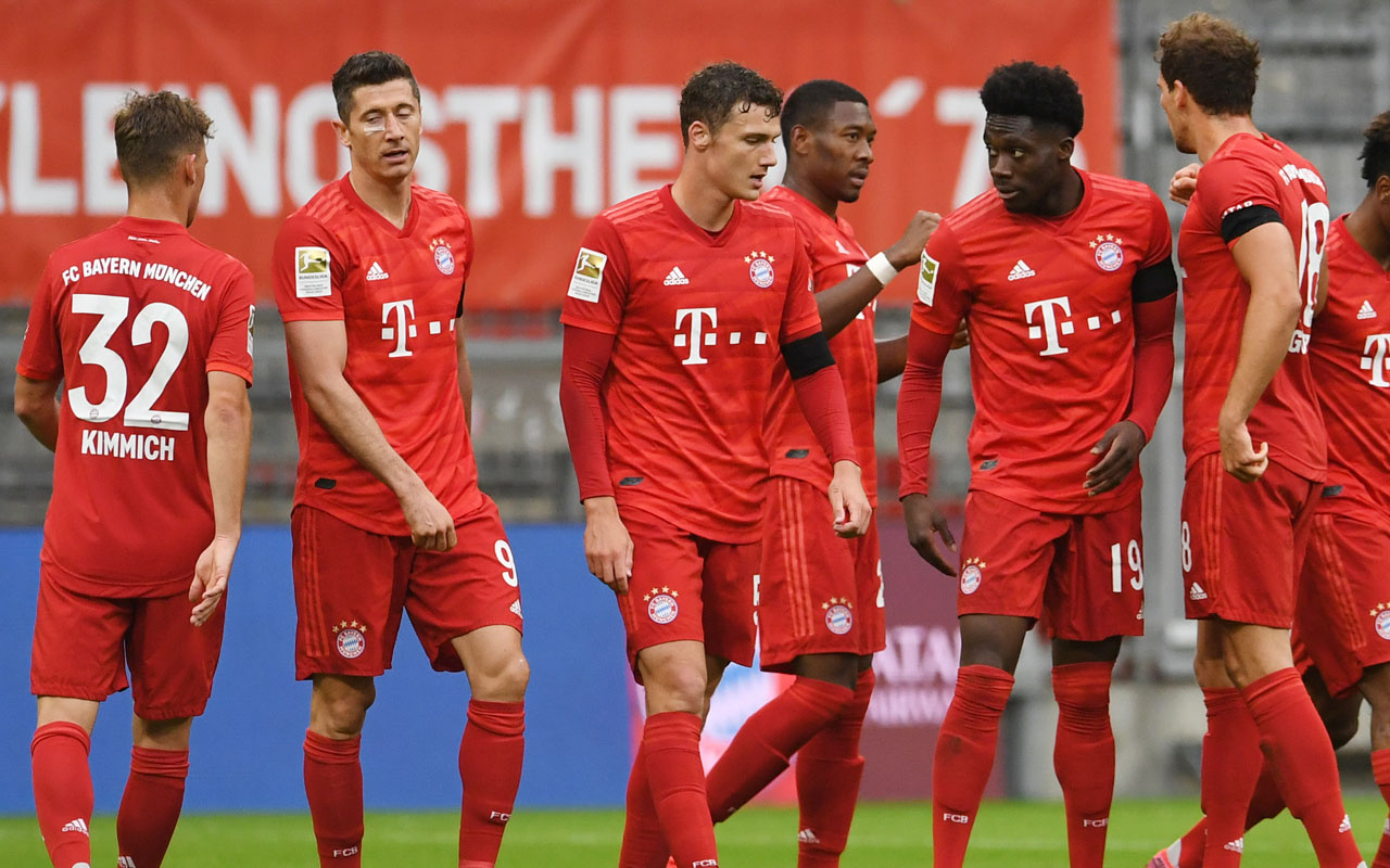 Bayern Münih E.Frankfurt'a gol oldu yağdı