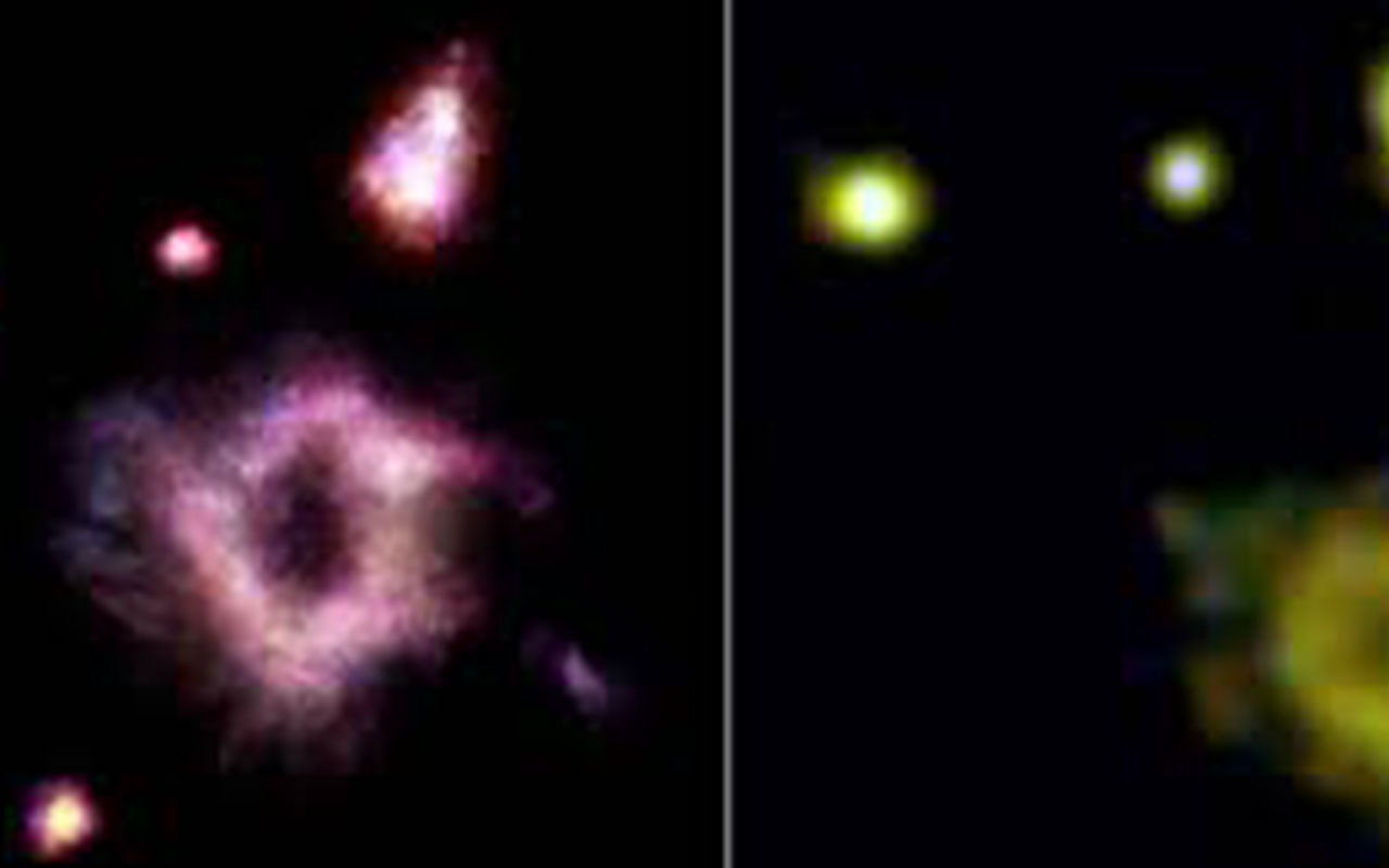 Gökbilimciler  "kozmik ateş çemberi" galaksisini keşfetti