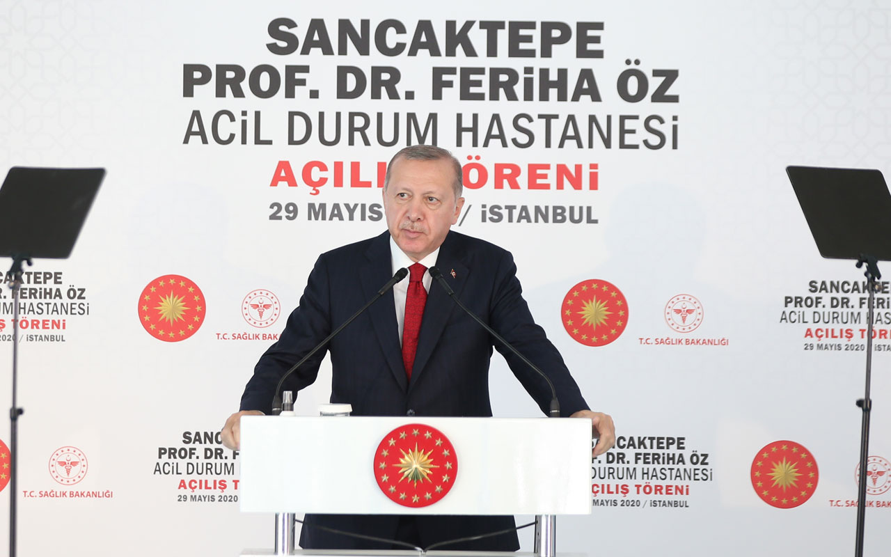 Cumhurbaşkanı Erdoğan'dan Sancaktepe acil durum hastanesi açılışında önemli mesajlar