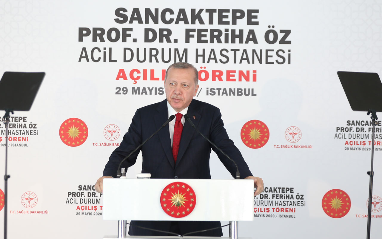 Cumhurbaşkanı Erdoğan'dan Sancaktepe acil durum hastanesi açılışında konuştu