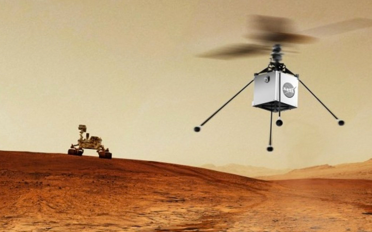 Mars'ta yerin 35 metre altına gömülü yapılar bulundu