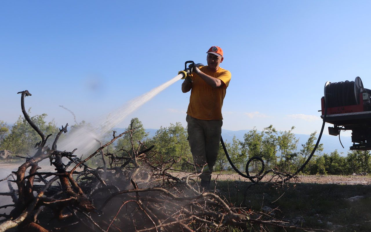 Samsun'da orman yangınlarına karşı havuzlu önlem alındı