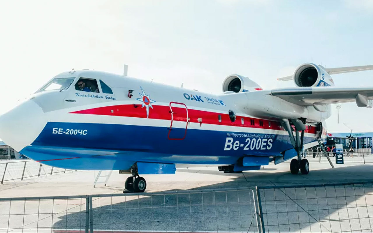 Rus Be-200 uçakları, Türkiye’de yangınların önüne geçmek için nöbete başlıyor